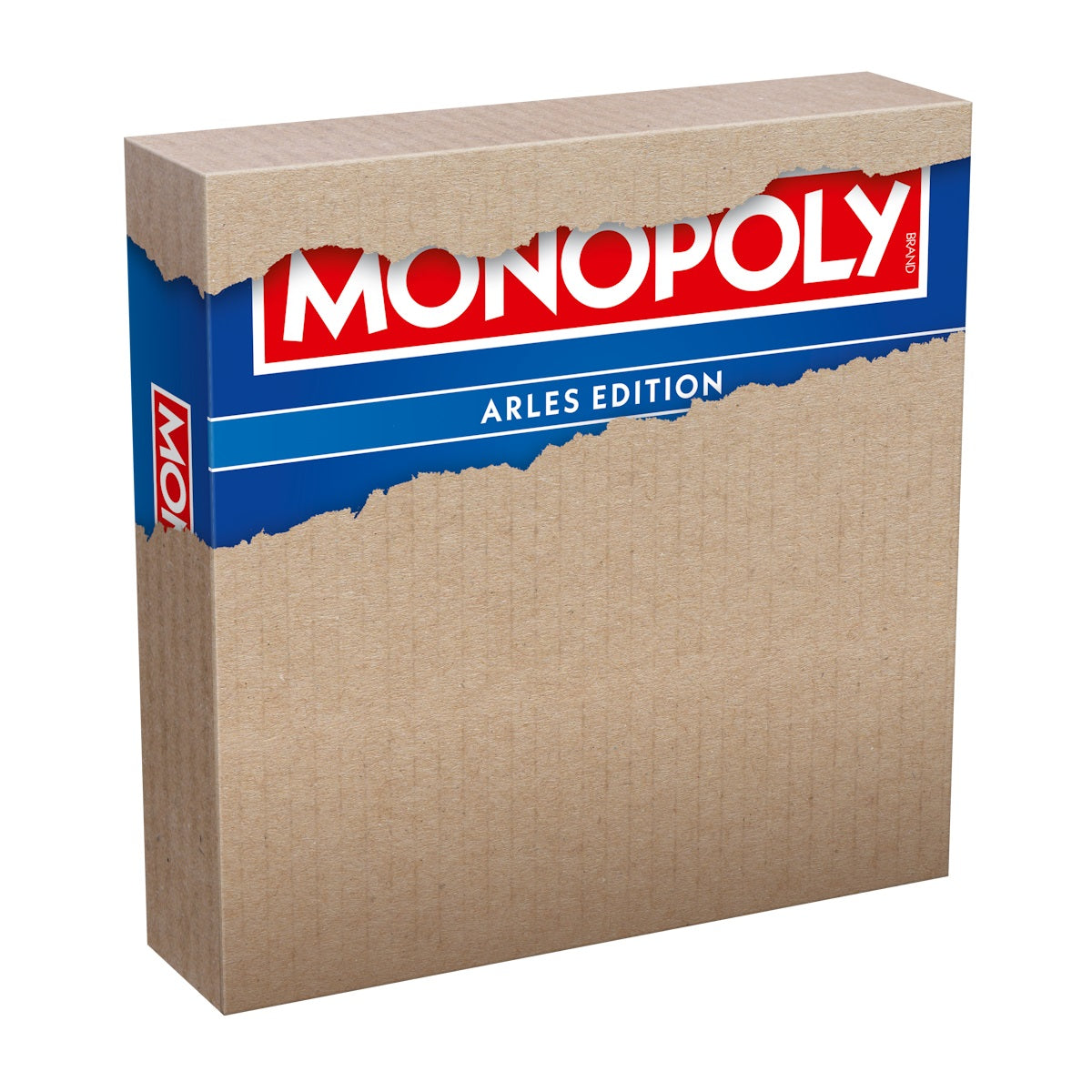 Monopoly Arles Edition game box on a white background